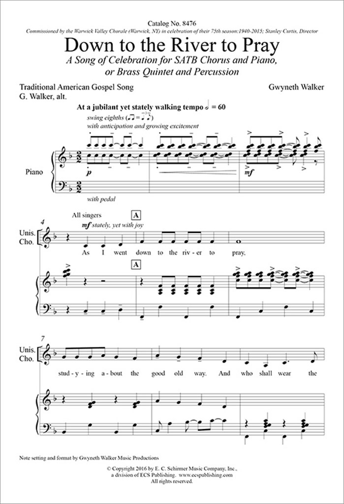 Down to the River to Pray: A Song of Celebration